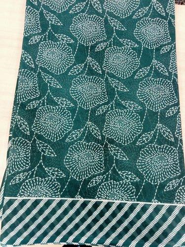 POWERLOOM PRINTED SAREES WITH BLOUSE